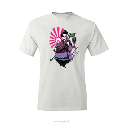 t-shirt geisha blanc Osiris BFBF46